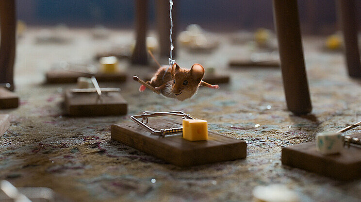 Myši v akcii: Vianočná pasca