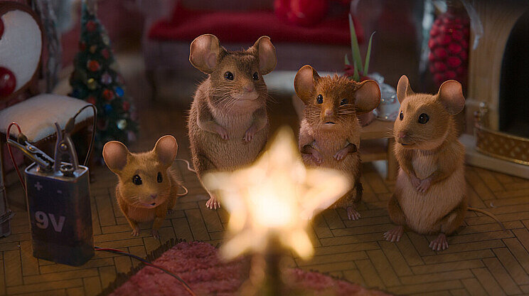 Myši v akcii: Vianočná pasca