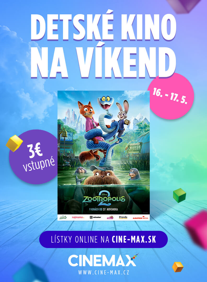 Zootropolis 2 – detské kino na víkend