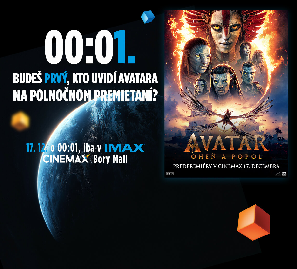 Avatar v IMAX - polnočná premiera