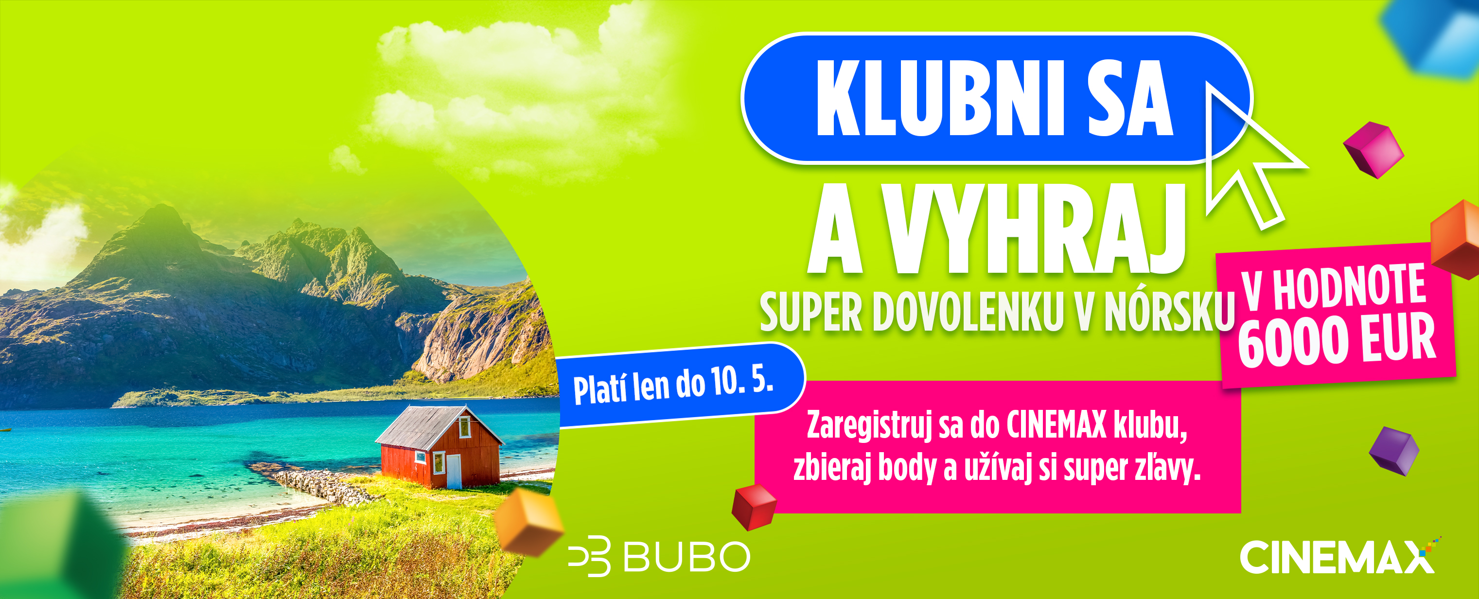 KLUBNI SA A VYHRAJ DOVOLENKU