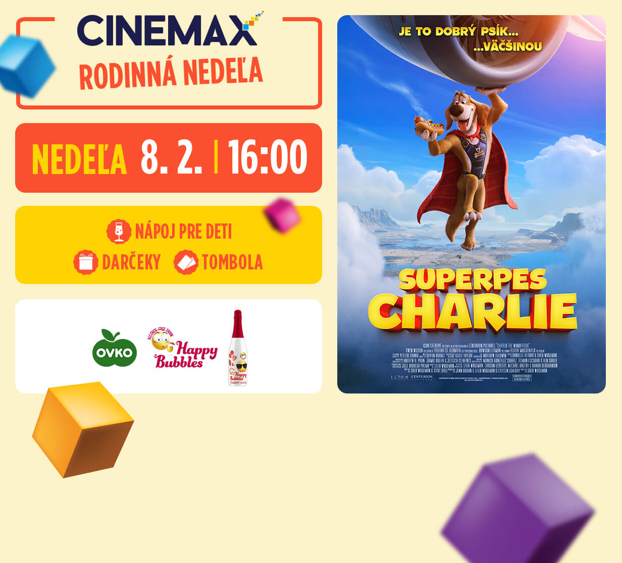Rodinná nedeľa: Superpes Charlie