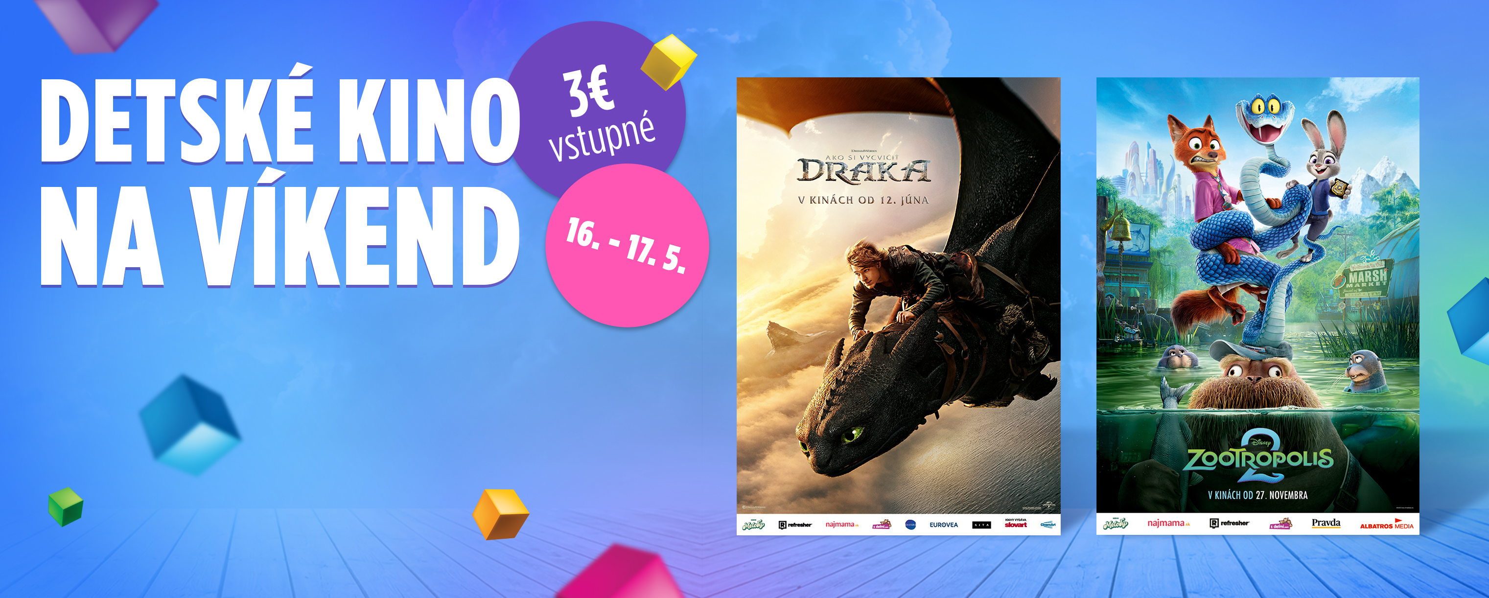 Filmový víkend pre malých divákov
