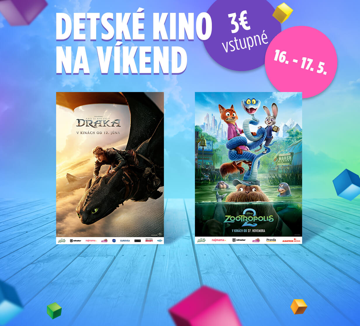Filmový víkend pre malých divákov