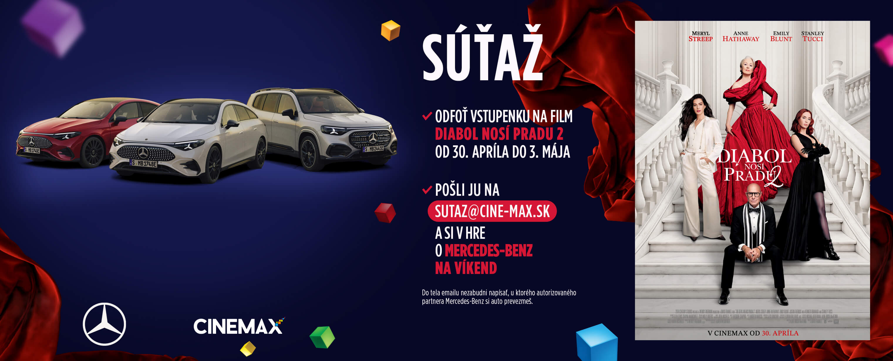 Vyhraj MERCEDES-BENZ na víkend