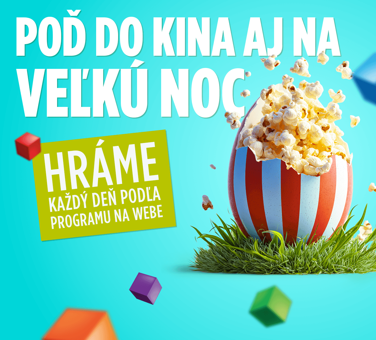 OTVORENÉ AJ POČAS VEĽKEJ NOCI