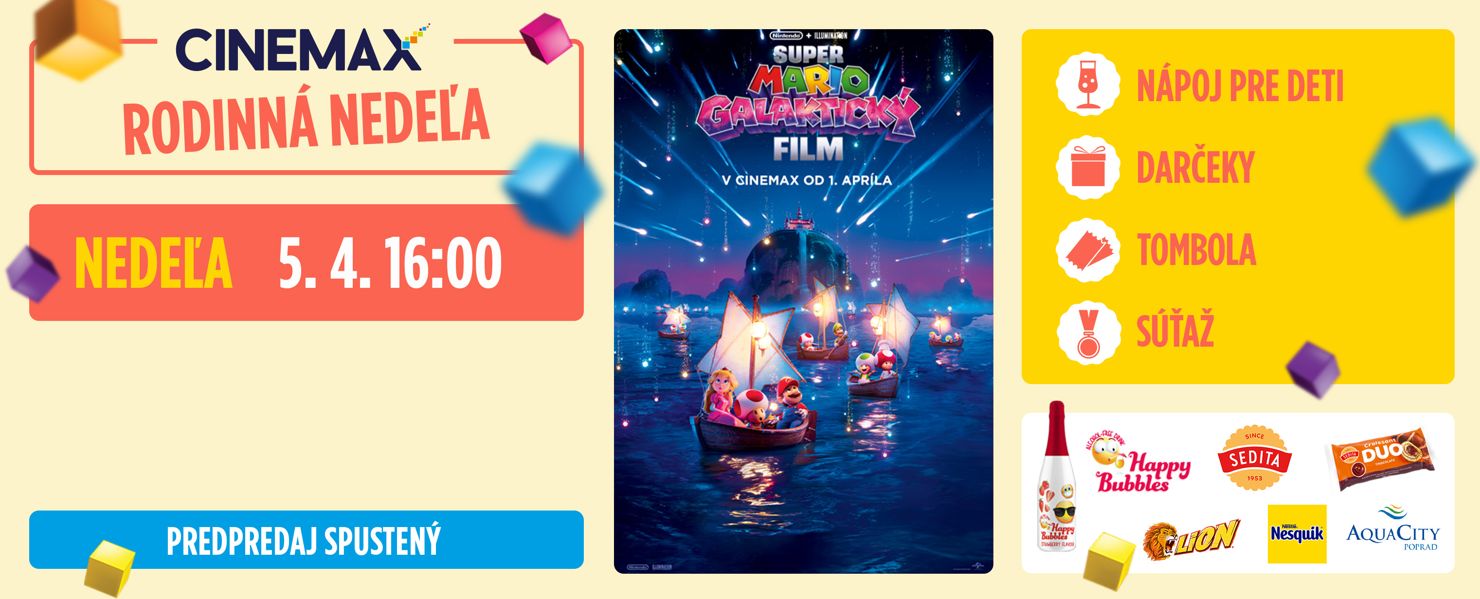 Rodinná nedeľa: Super Mario galaktický film