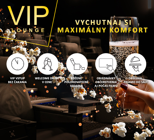 VIP zážitok v CINEMAX