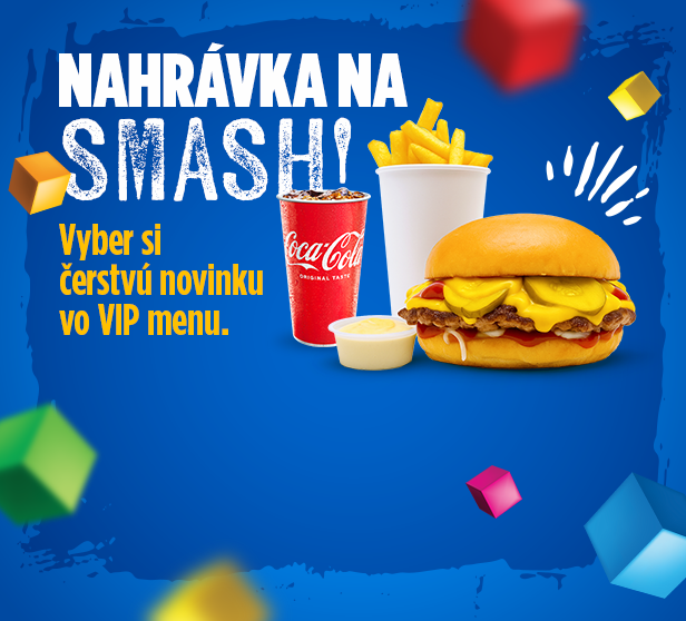 Nový Smash burger vo VIP Lounge